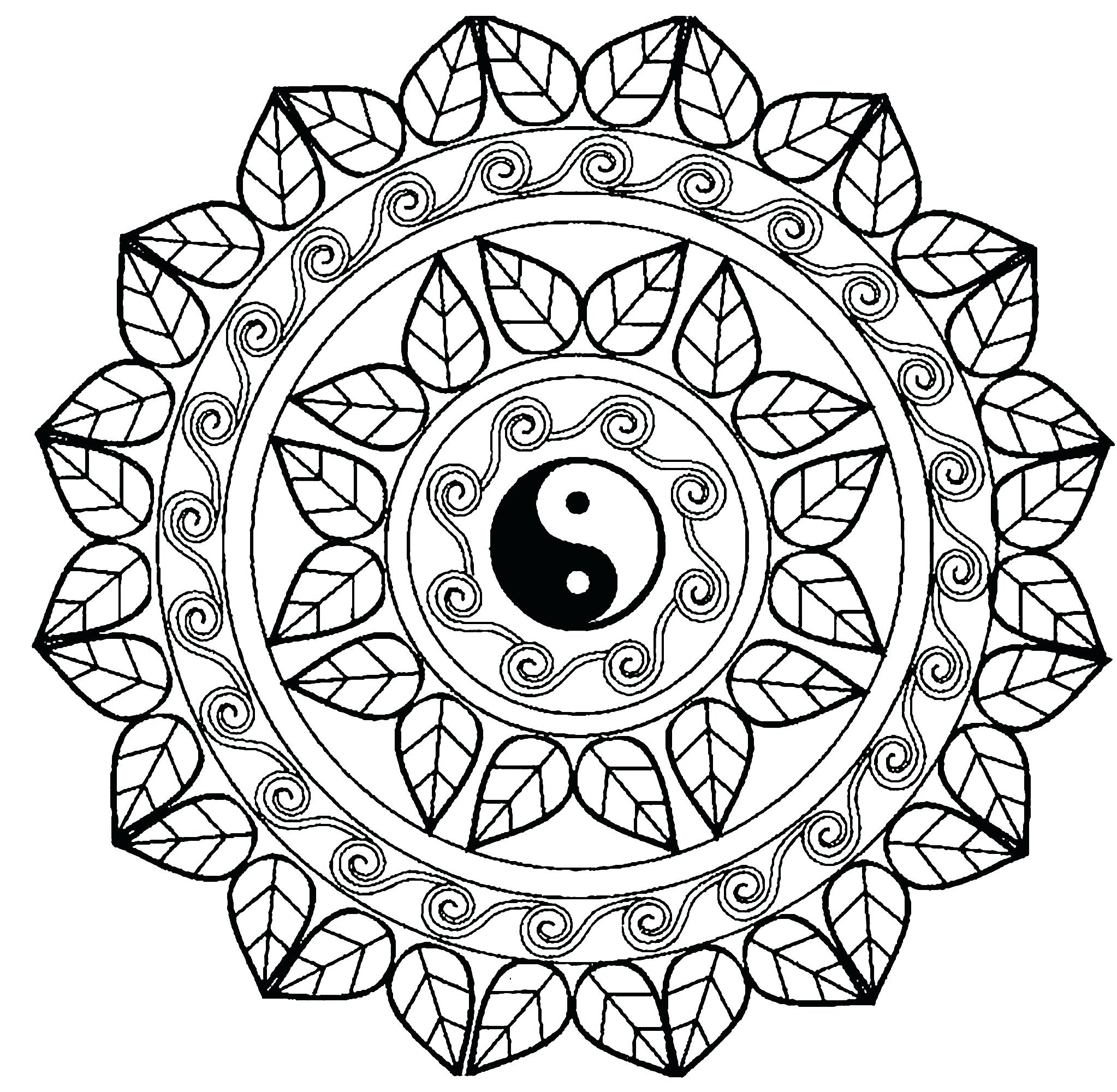 Advanced Mandala Coloring Pages Advanced Mandala Coloring Pages ...
