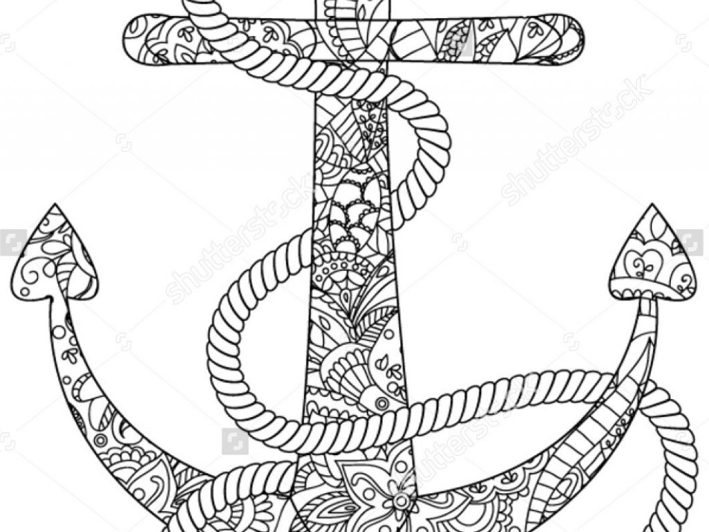 Anchor Coloring Page Anchor Coloring Page Coloring Pages