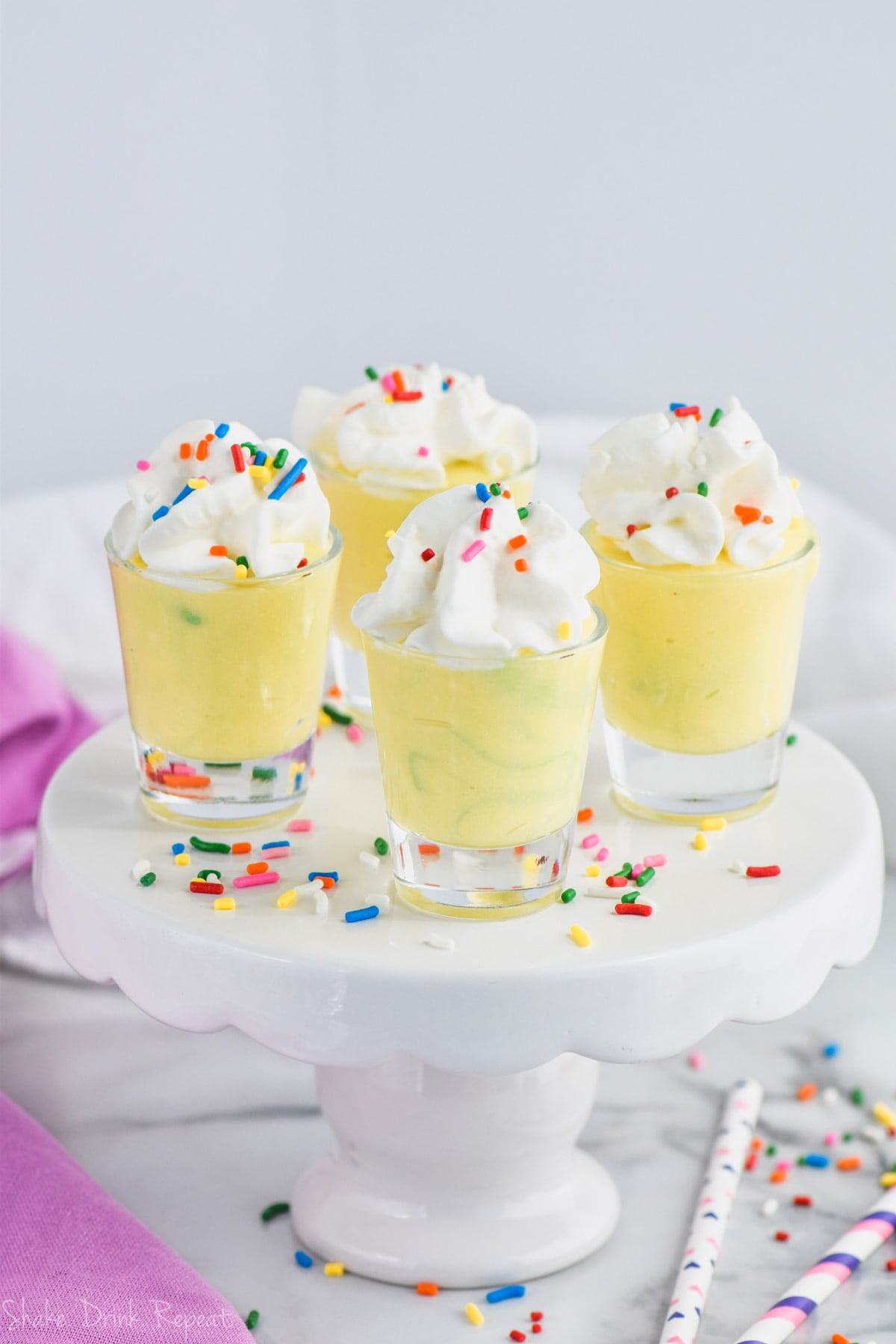 Exclusive Photo Of Birthday Cake Pudding Shots Birijus