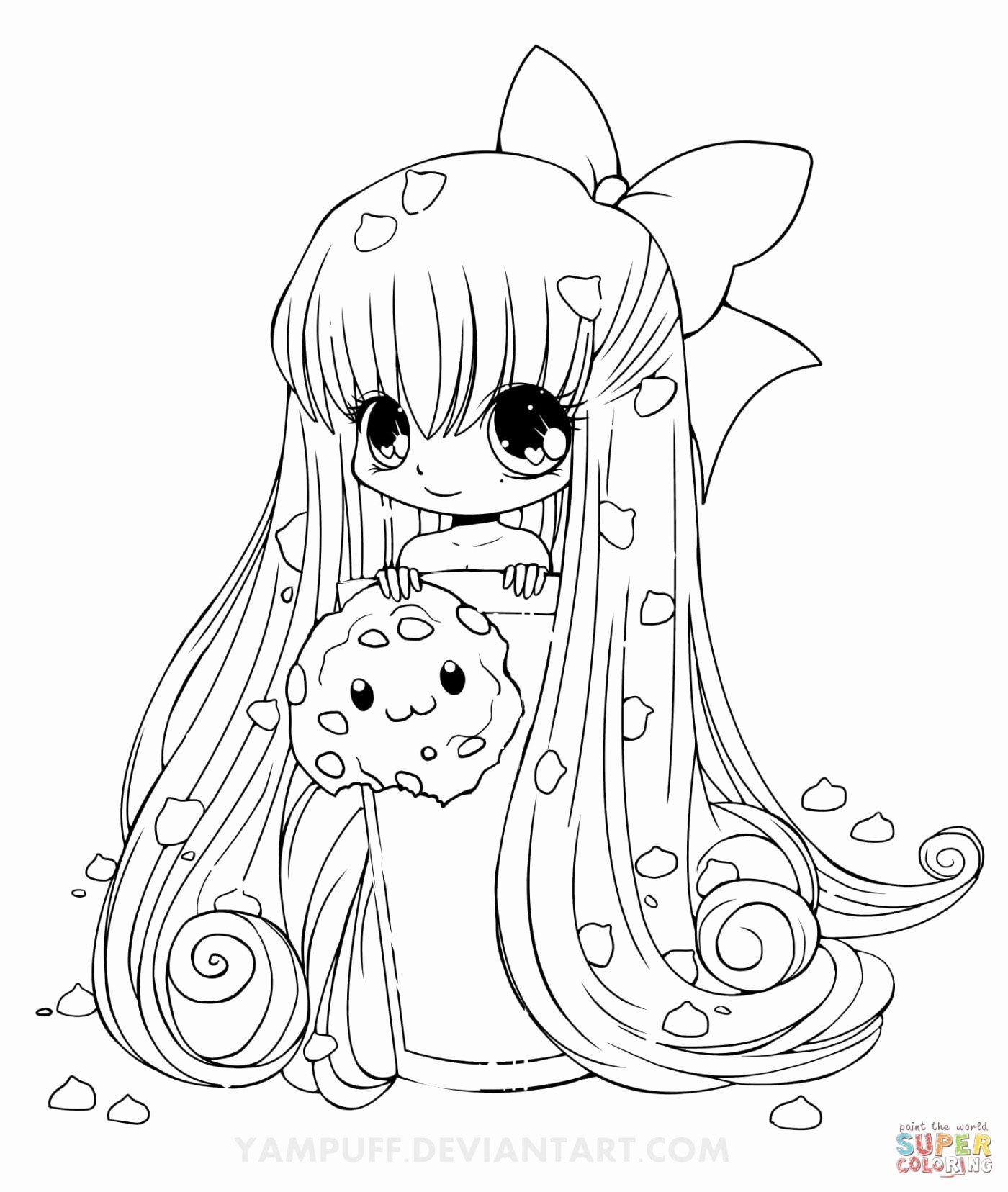 Cute Girl Coloring Pages Anime Girl Coloring Pages Cute Chibi