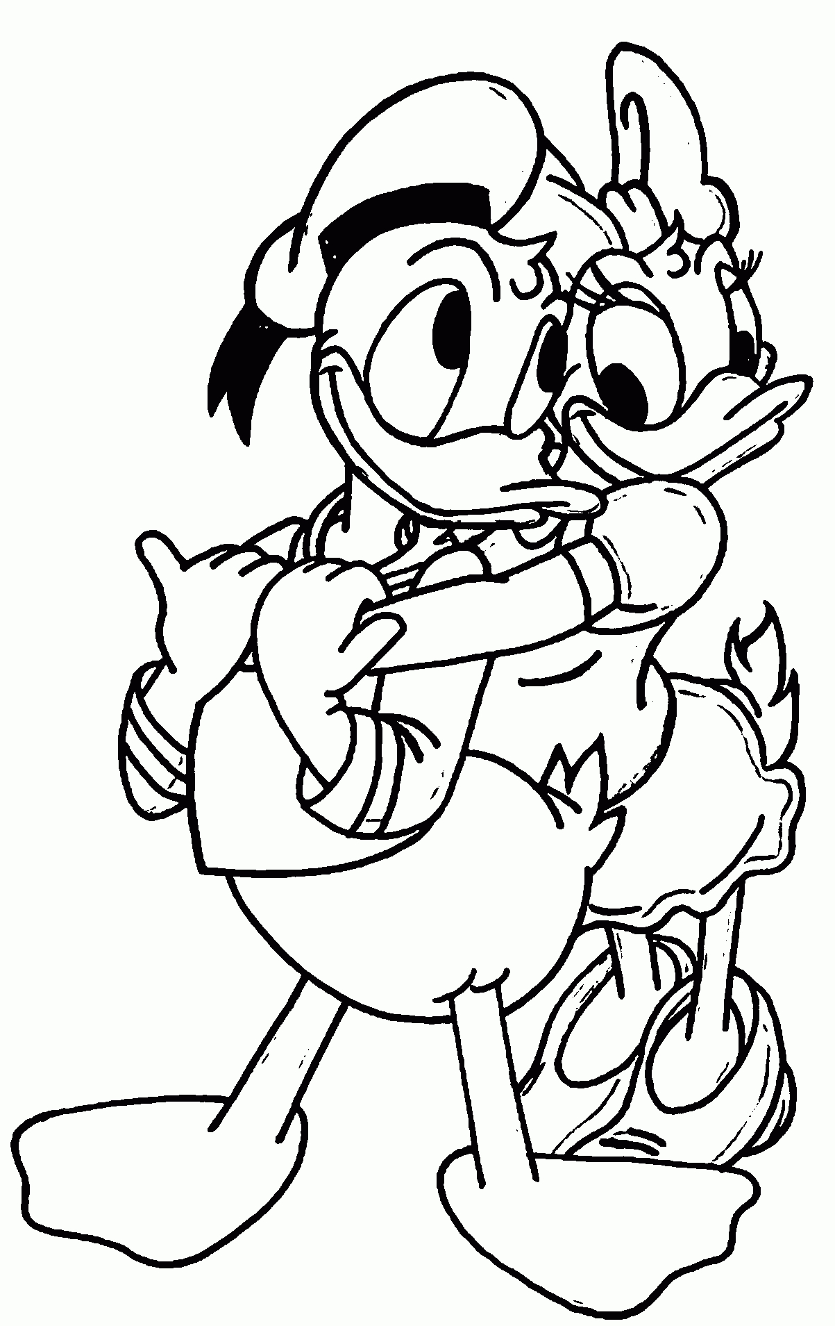 Donald Duck Coloring Pages Donald Duck Coloring Pages
