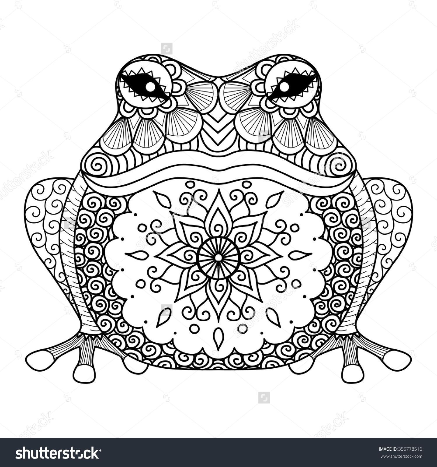 Frog Coloring Page Frog Coloring Pages To Print Printable