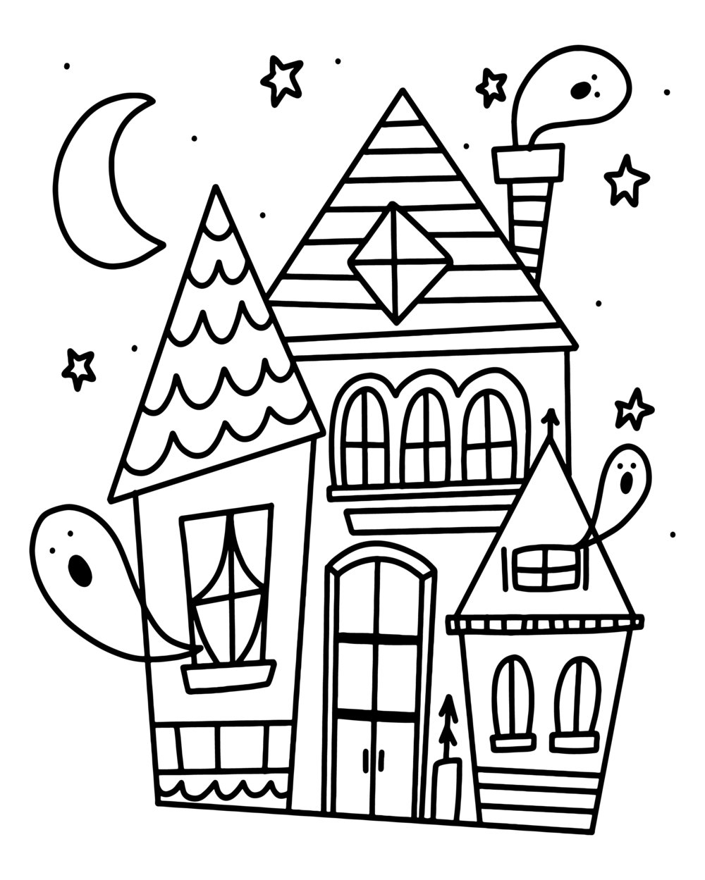 Halloween Coloring Page Coloring Page Coloring Page Free