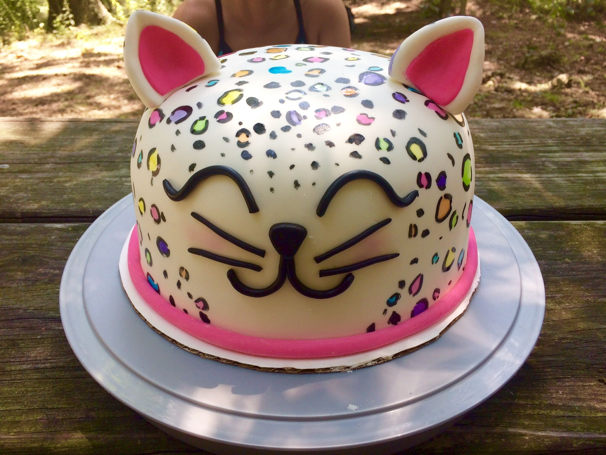 Leopard Birthday Cake Rainbow Leopard Print Cake Cakes Ive graphic relating to Printable Pictures of Birthday Cakes identify Leopard Birthday Cake Rainbow Leopard Print Cake Cakes Ive