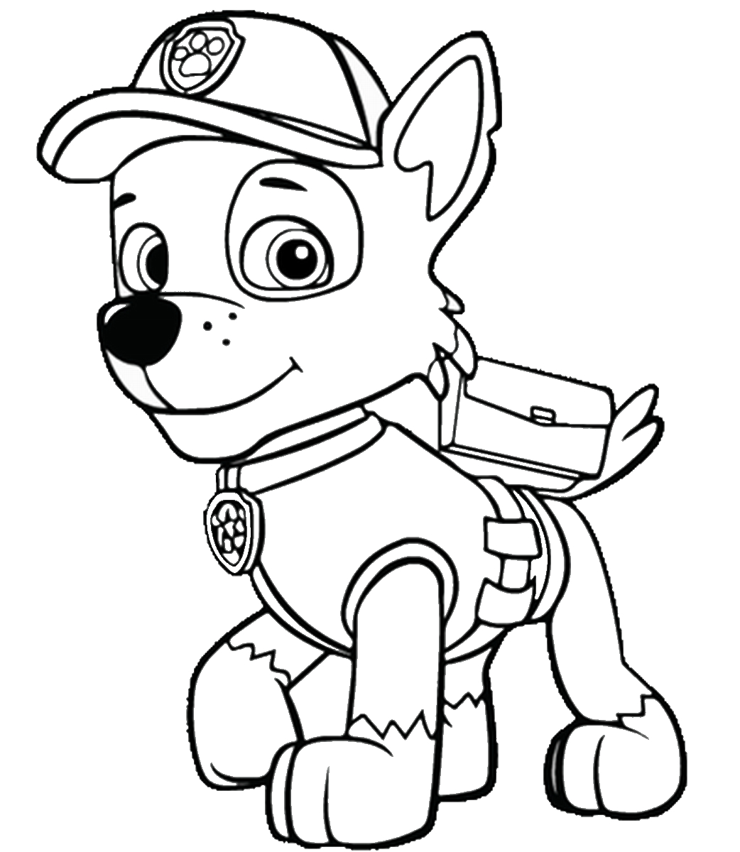 Marshall Paw Patrol Coloring Page Paw Patrol Coloring Pages Sheets