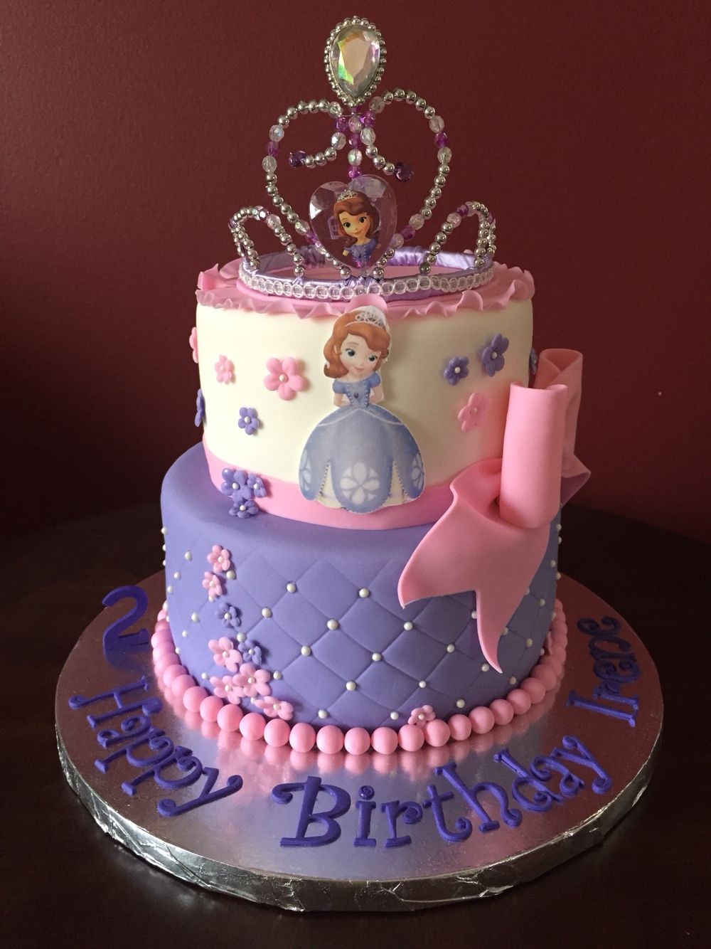 Inspiration Picture Of Princess Sofia Birthday Cake Birijus