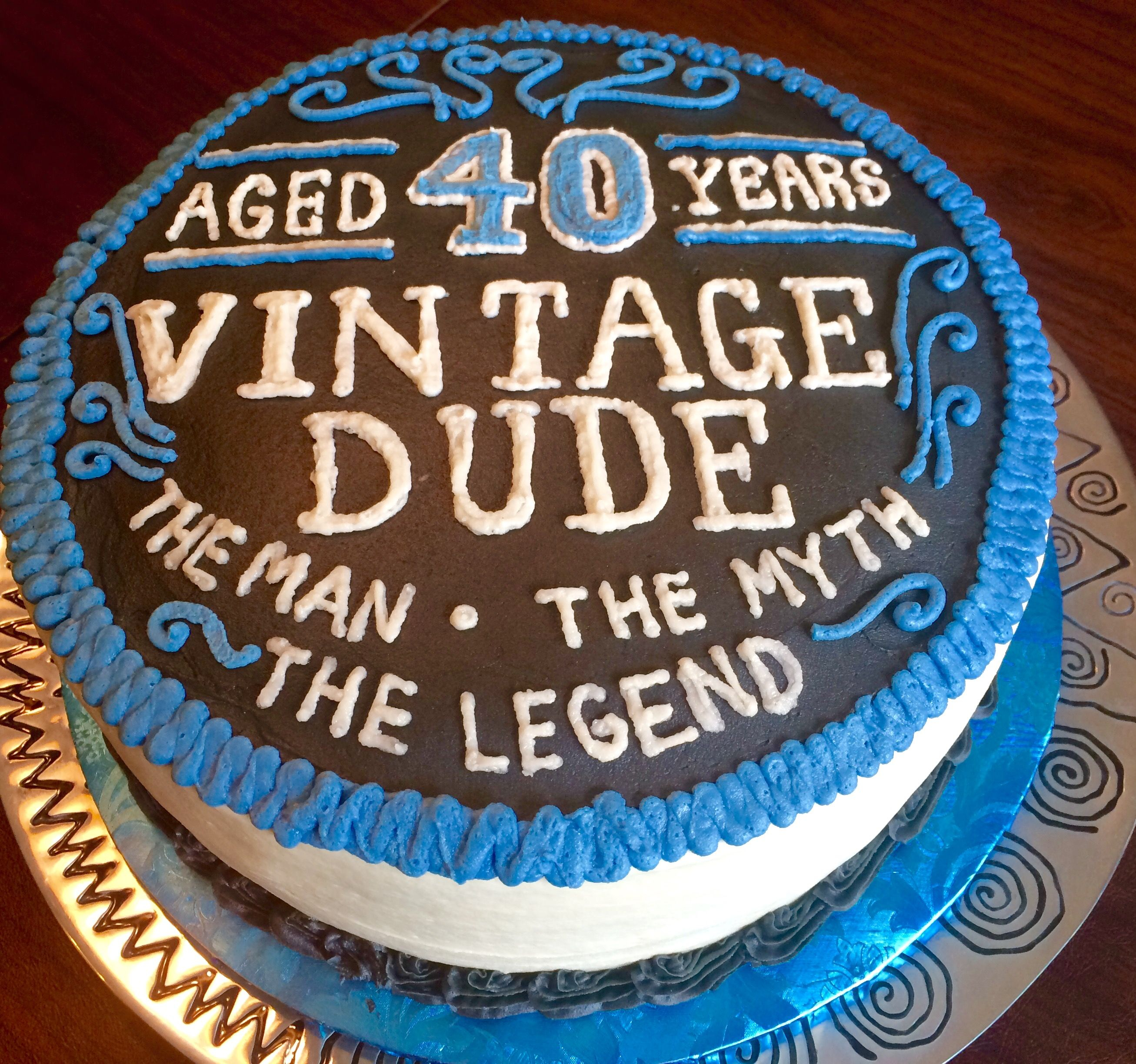 40Th Birthday Cake Ideas For Him 40th Birthday Cake Birthday Cakes Pinterest 40th Birthday