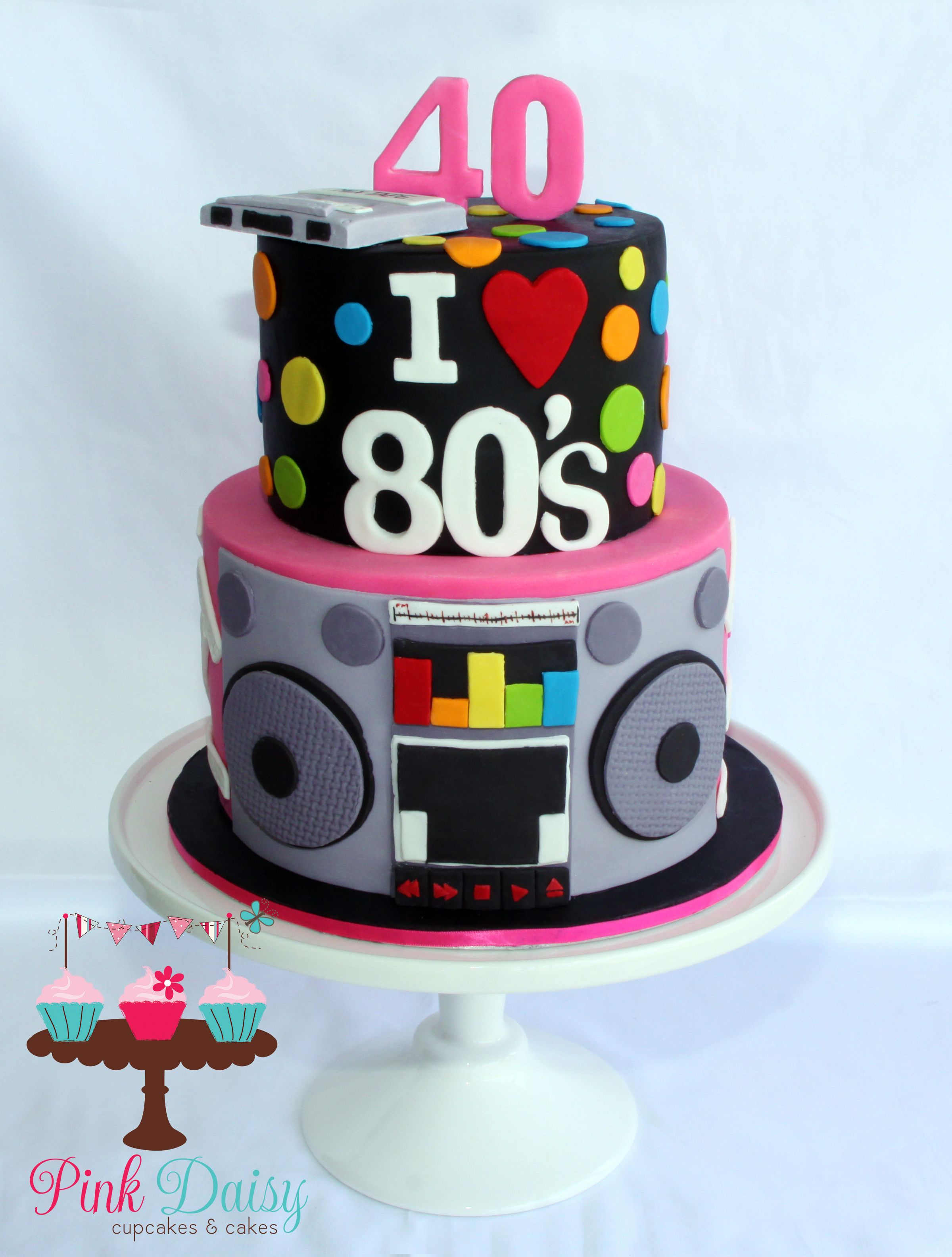 80S Birthday Cake Salute To The 80s 16th Birthday Cake 80s Party Pinterest