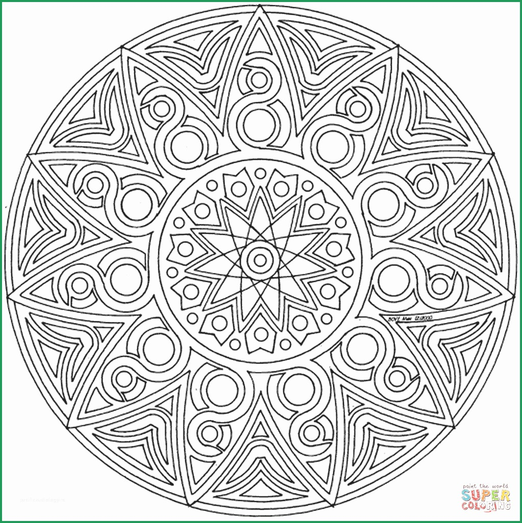 Advanced Mandala Coloring Pages - Advanced Mandala Coloring Pages Advanced Mandala Coloring Pages Good Mandala Coloring Pages Advanced 