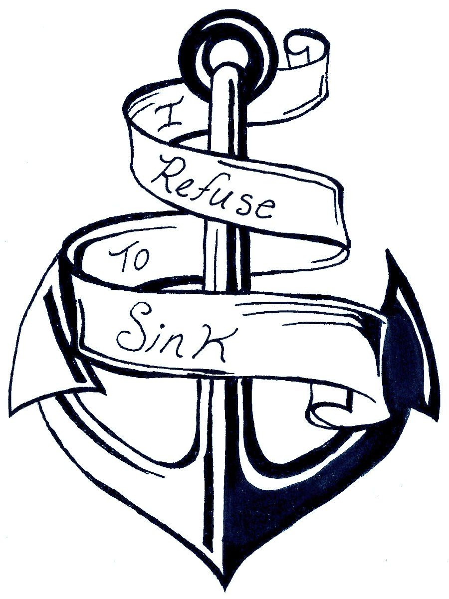 23+ Beautiful Photo of Anchor Coloring Page - birijus.com