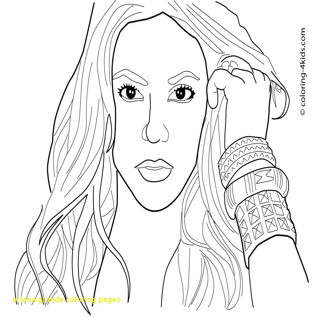 Marvelous Photo of Ariana Grande Coloring Pages - birijus.com