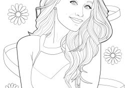 Ariana Grande Coloring Pages Coloring Picture Of Ariana Grande Coloring Pages Hellokids