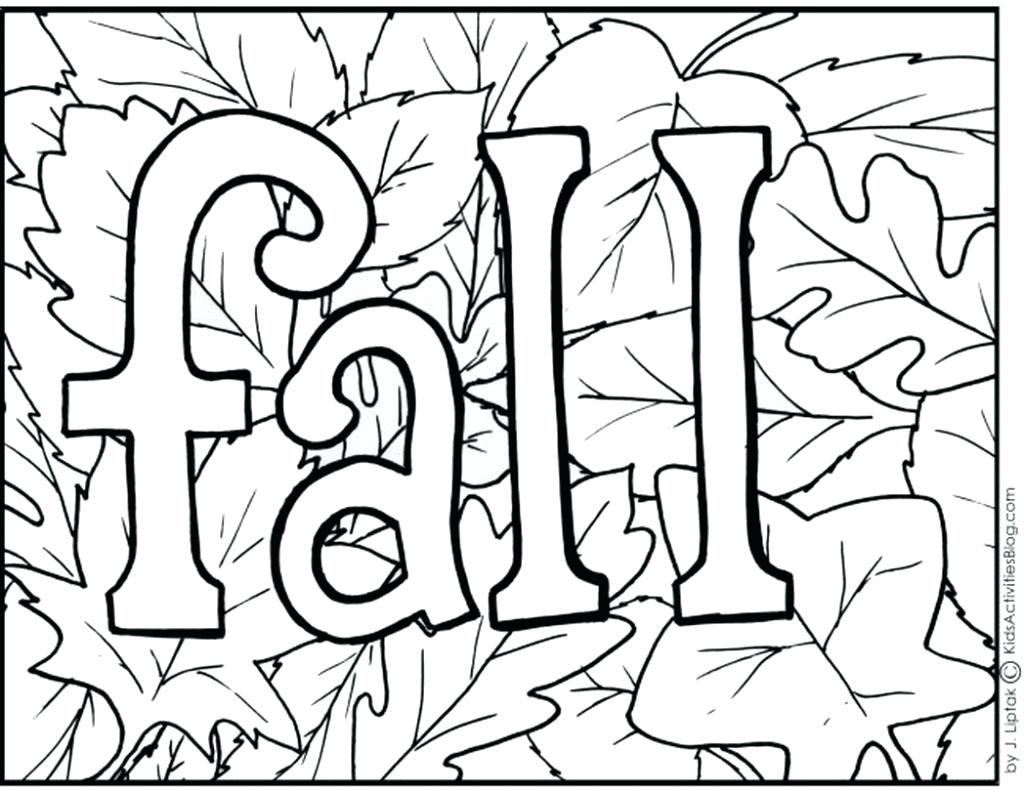 Autumn Coloring Pages Launching Printable Leaves To Color Free Leaf ...