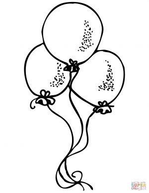 Balloon Coloring Pages Balloons Coloring Page Free Printable Coloring ...