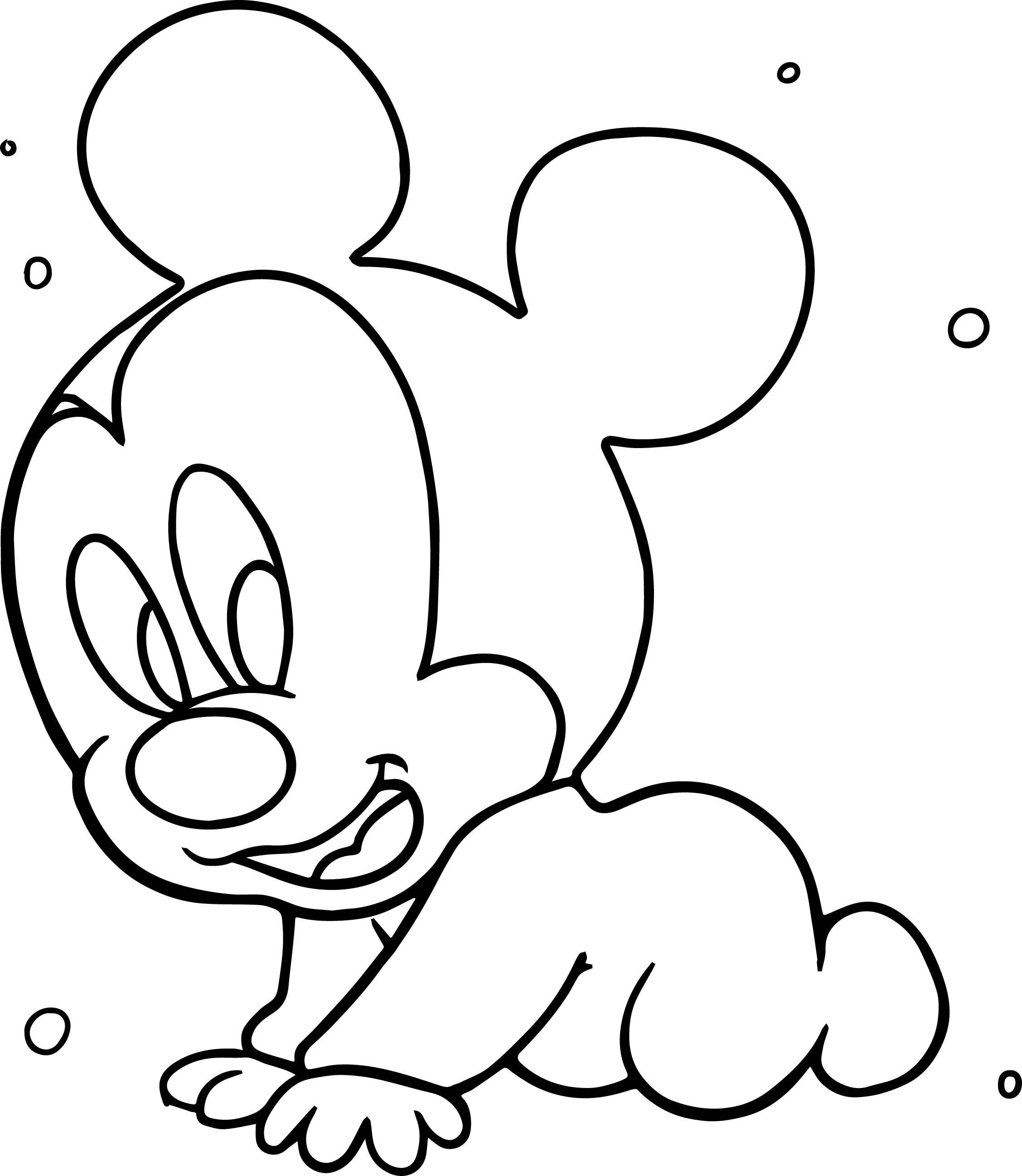 Bed Coloring Page Ba Mickey Going To Bed Coloring Page Wecoloringpage ...