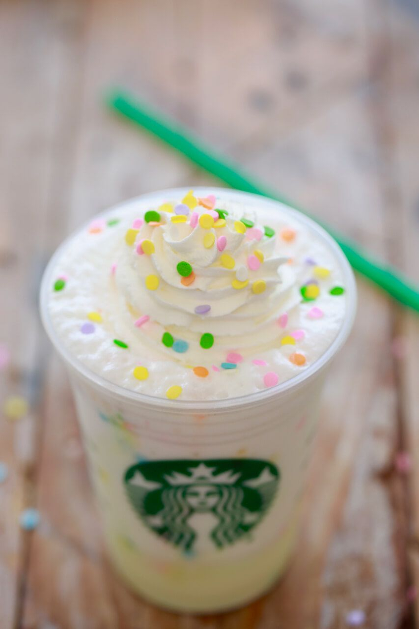 Birthday Cake Frappuccino Recipe Starbucks Birthday Cake Frappuccino Secret Menu Recipe Drinks