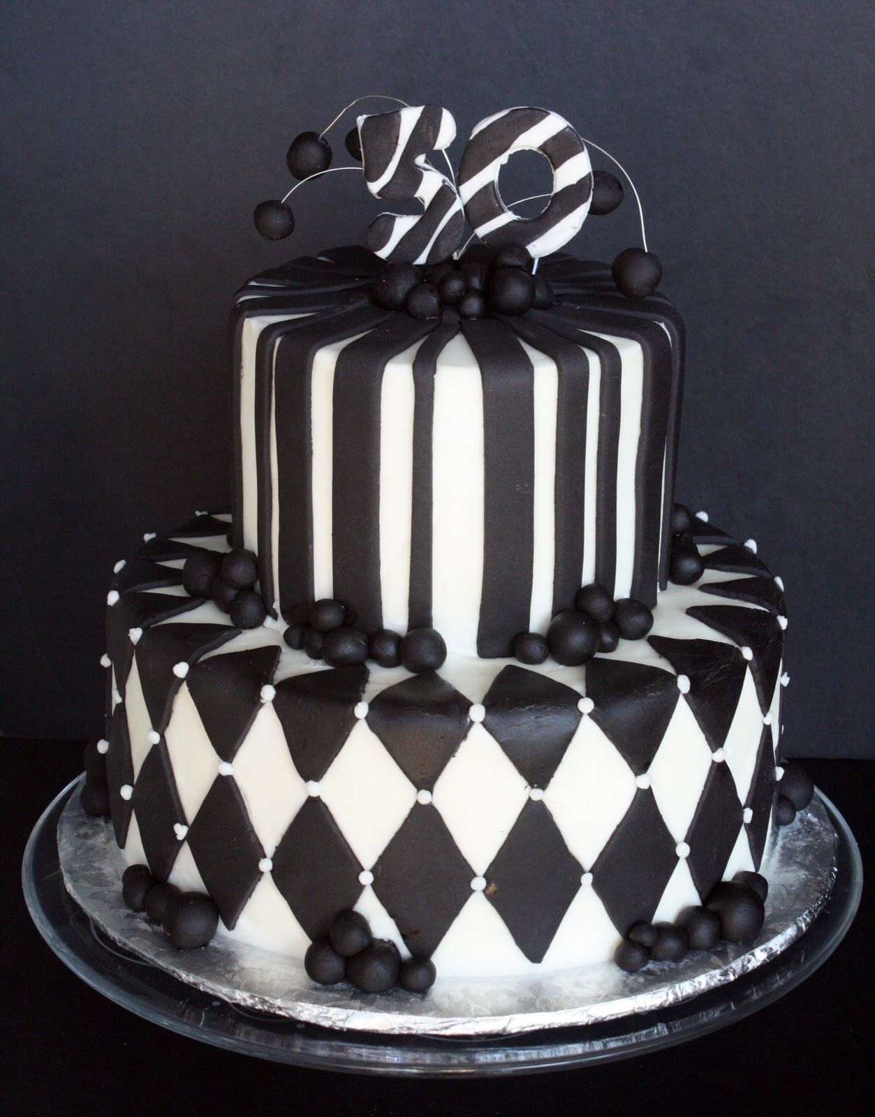 30+ Awesome Picture of Black And White Birthday Cakes — free download