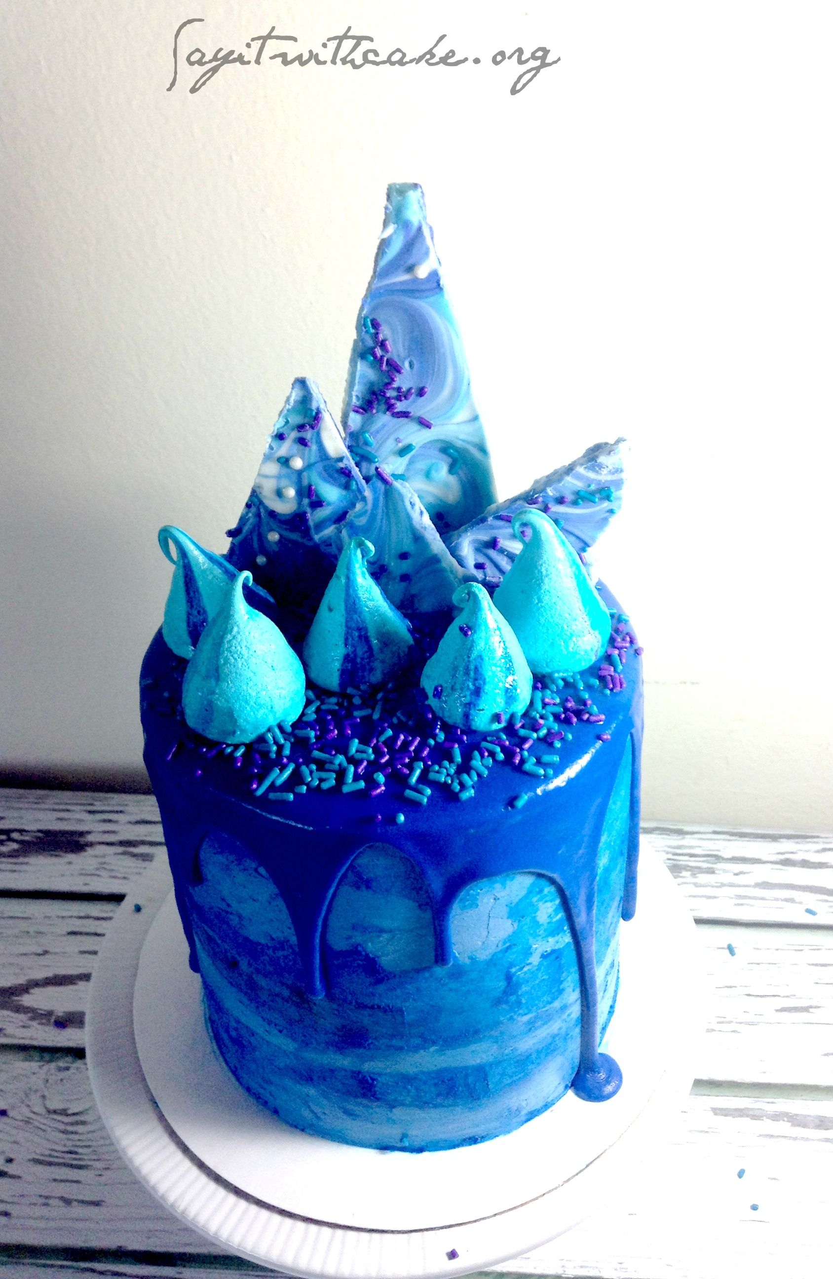 Blue Birthday Cakes Blue Birthday Cake Sweet Dreams Pinterest Blue Birthday Cakes