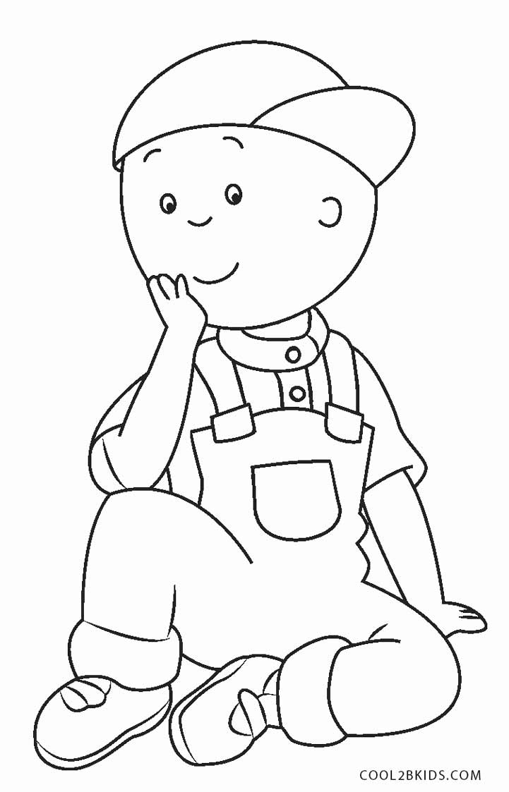 Caillou Coloring Pages Free Printable Caillou Coloring Pages For Kids ...