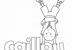 Caillou Coloring Pages Free Printable Caillou Coloring Pages For Kids Cool2bkids