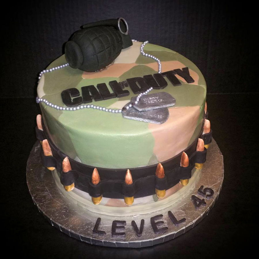 Call Of Duty Birthday Cake Call Of Duty Birthday Cake Cakecentral