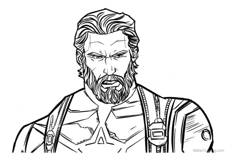 Captain America Coloring Page Awesome Captain America Coloring Page ...