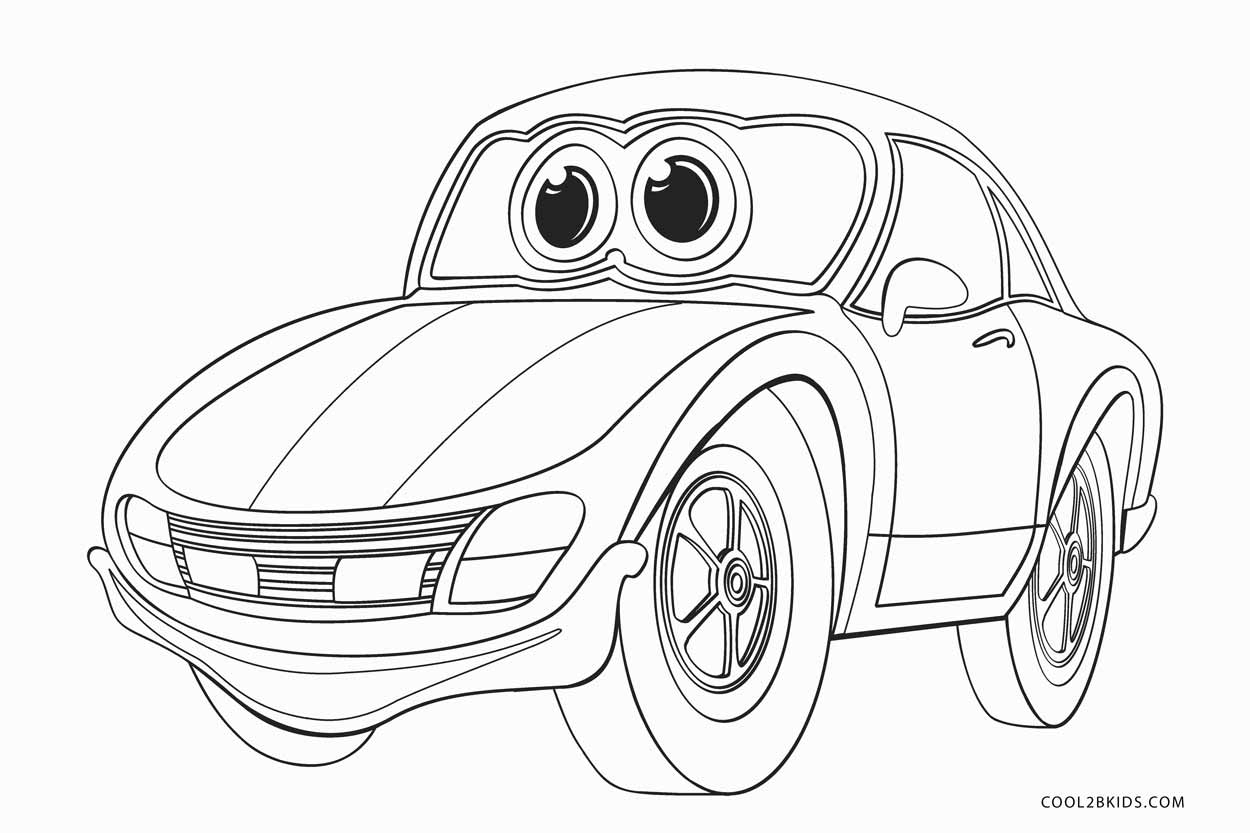 21+ Pretty Picture of Cars Coloring Pages