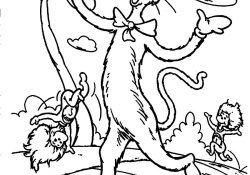 Cat In The Hat Coloring Page Free Printable Cat In The Hat Coloring Pages For Kids