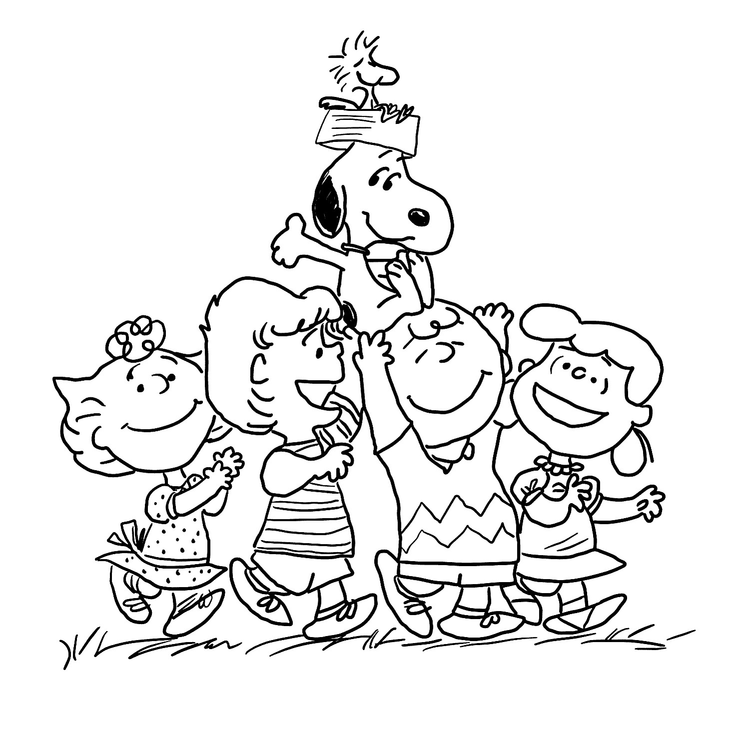 25+ Great Picture of Charlie Brown Christmas Coloring Pages