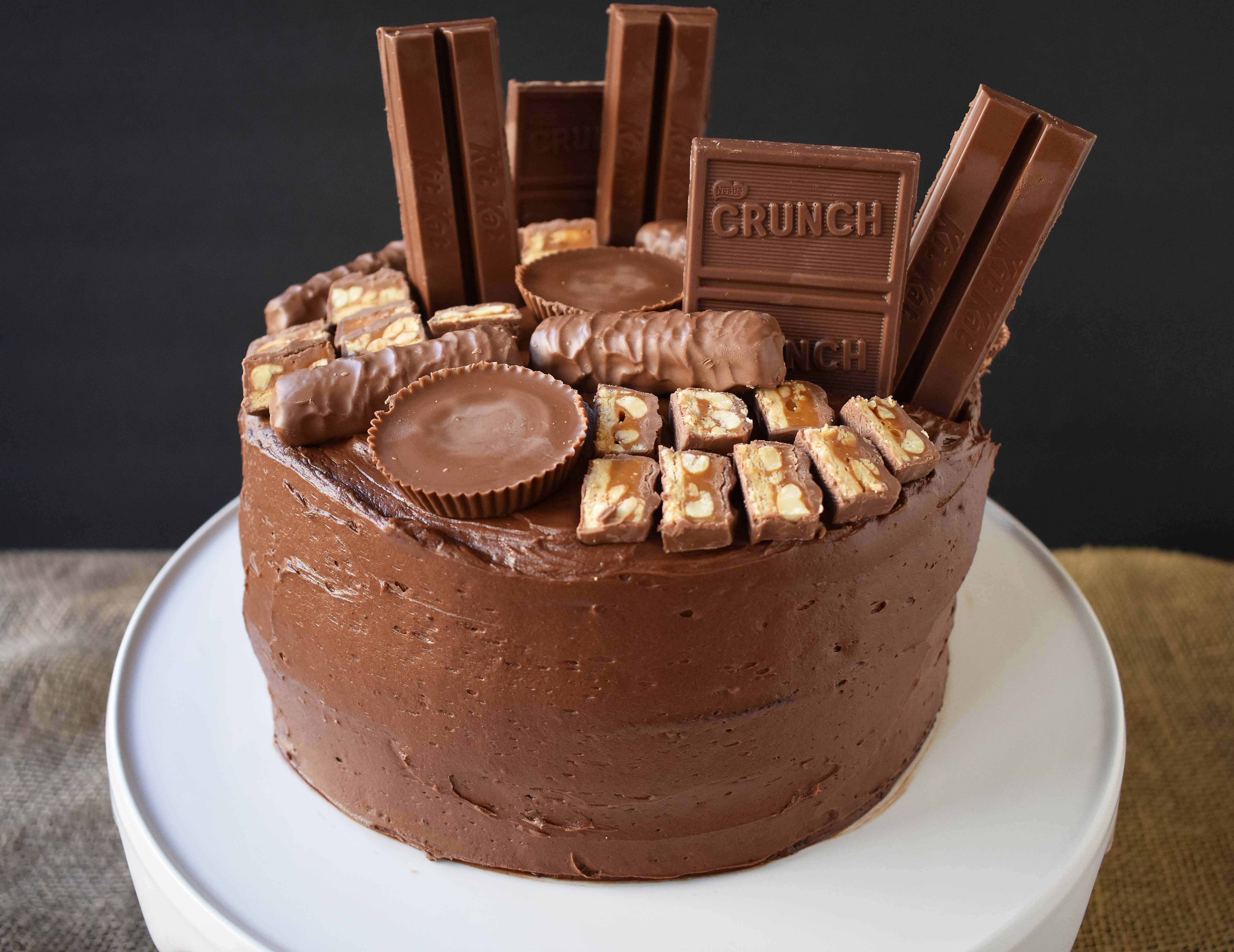 Chocolate Cake Birthday Candy Bar Stash Chocolate Cake Modern Honey