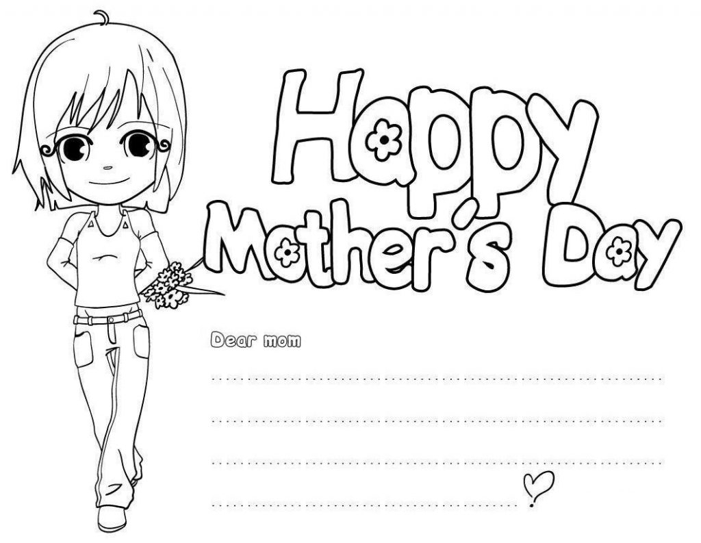 Coloring Pages For Mother's Day Coloring Pages Coloring Pages Mothers ...