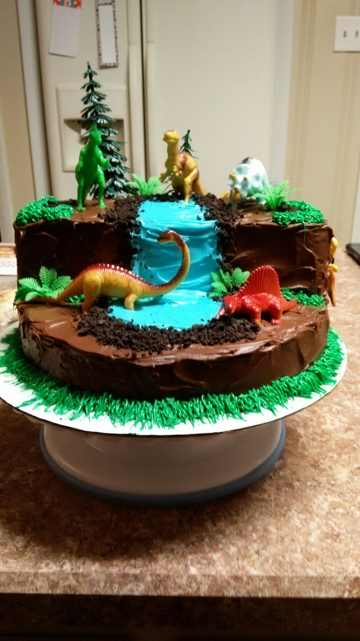 Dinosaur Birthday Cake Dinosaur Cake Cake Therapy Karen Kristin ...