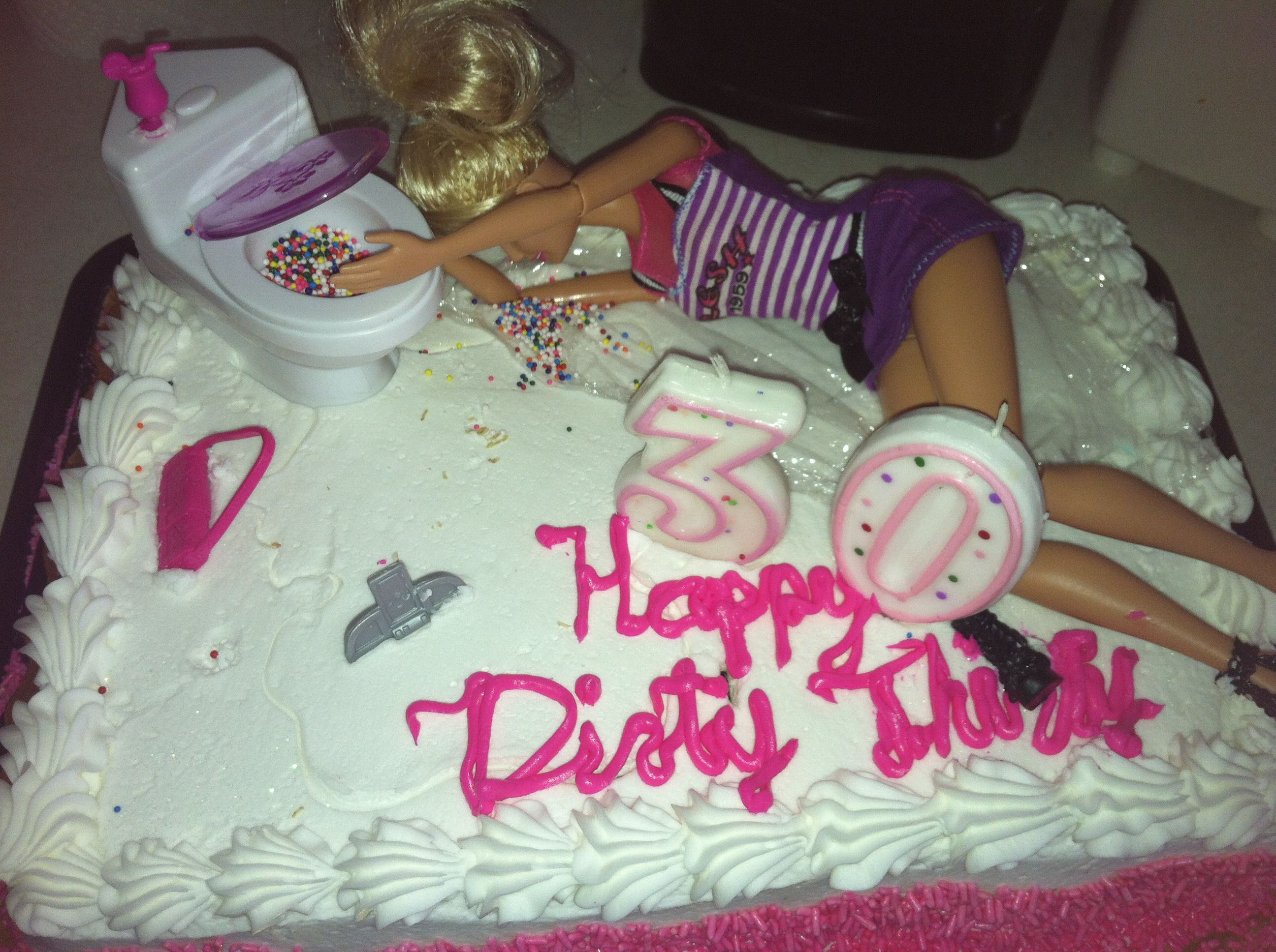 Dirty 30 Birthday Cakes 30th Birthday Cake Dirty 30 Fun Crafts Things To Make