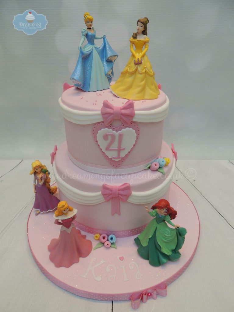 Disney Princess Birthday Cakes 2 Tier Disney Princess Cake Kids ...