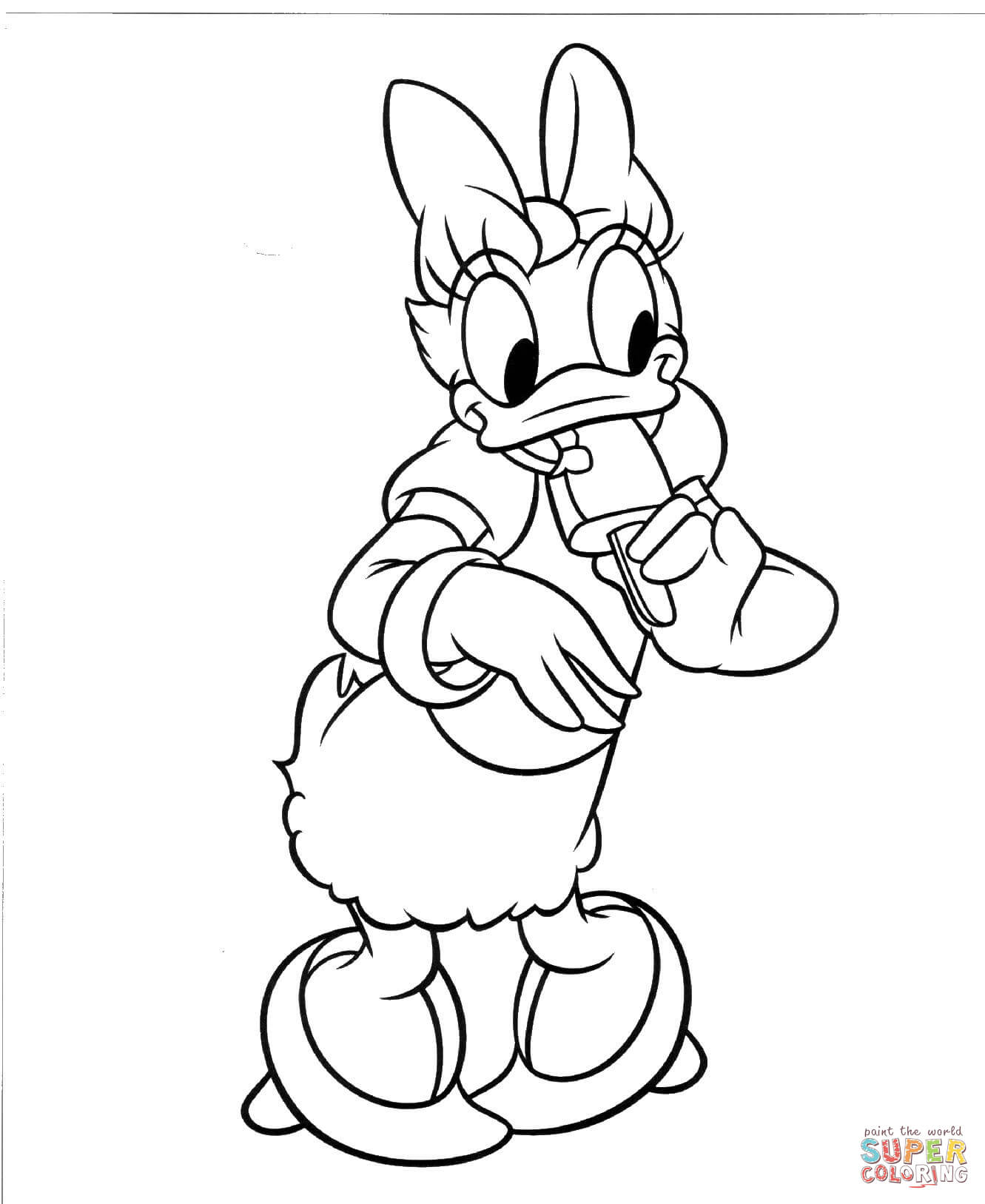 Donald Duck Coloring Pages Daisy Duck Coloring Pages Free Coloring