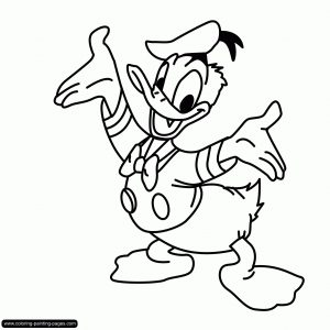 Donald Duck Coloring Pages Donald Duck Coloring Pages Kidsnfun 30 ...