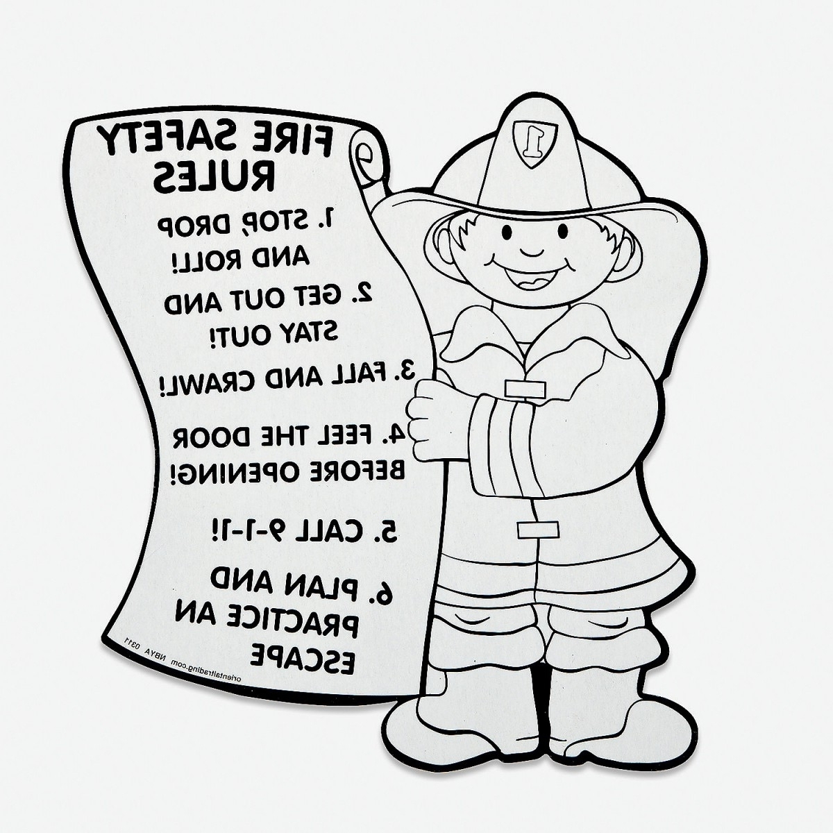 Excellent Photo of Fire Safety Coloring Pages - birijus.com