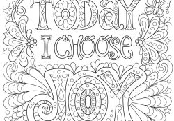 Free Coloring Pages For Adults Coloring Page Free Adult Coloring Pages Today I Choose Joy Page