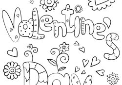 Free Valentines Day Coloring Pages Happy Valentines Day Coloring Page Free Printable Coloring Pages