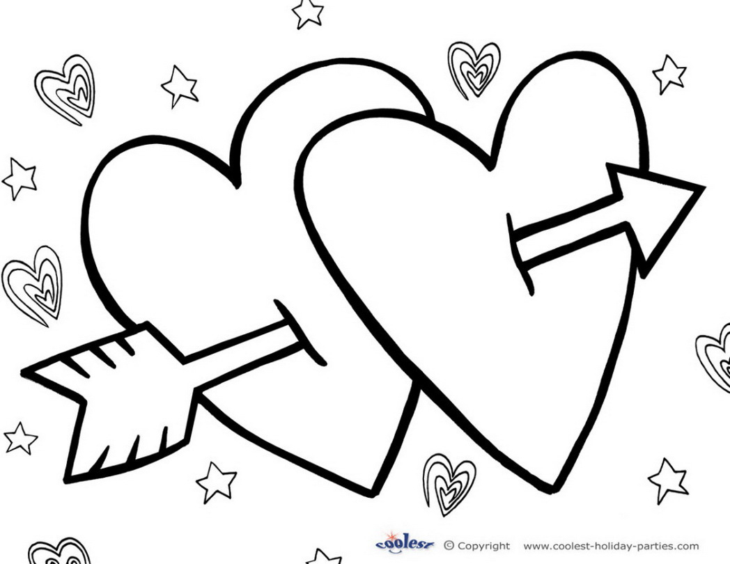 Free valentines day coloring pages valentine day printable coloring 