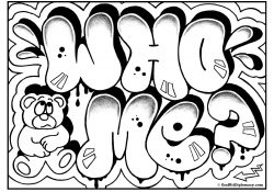 Graffiti Coloring Pages Omg Another Graffiti Coloring Book Of Room Signs Learn To Draw