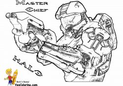 Halo Coloring Pages Heroic Halo 4 Coloring Pages Halo 4 Free Master Chief