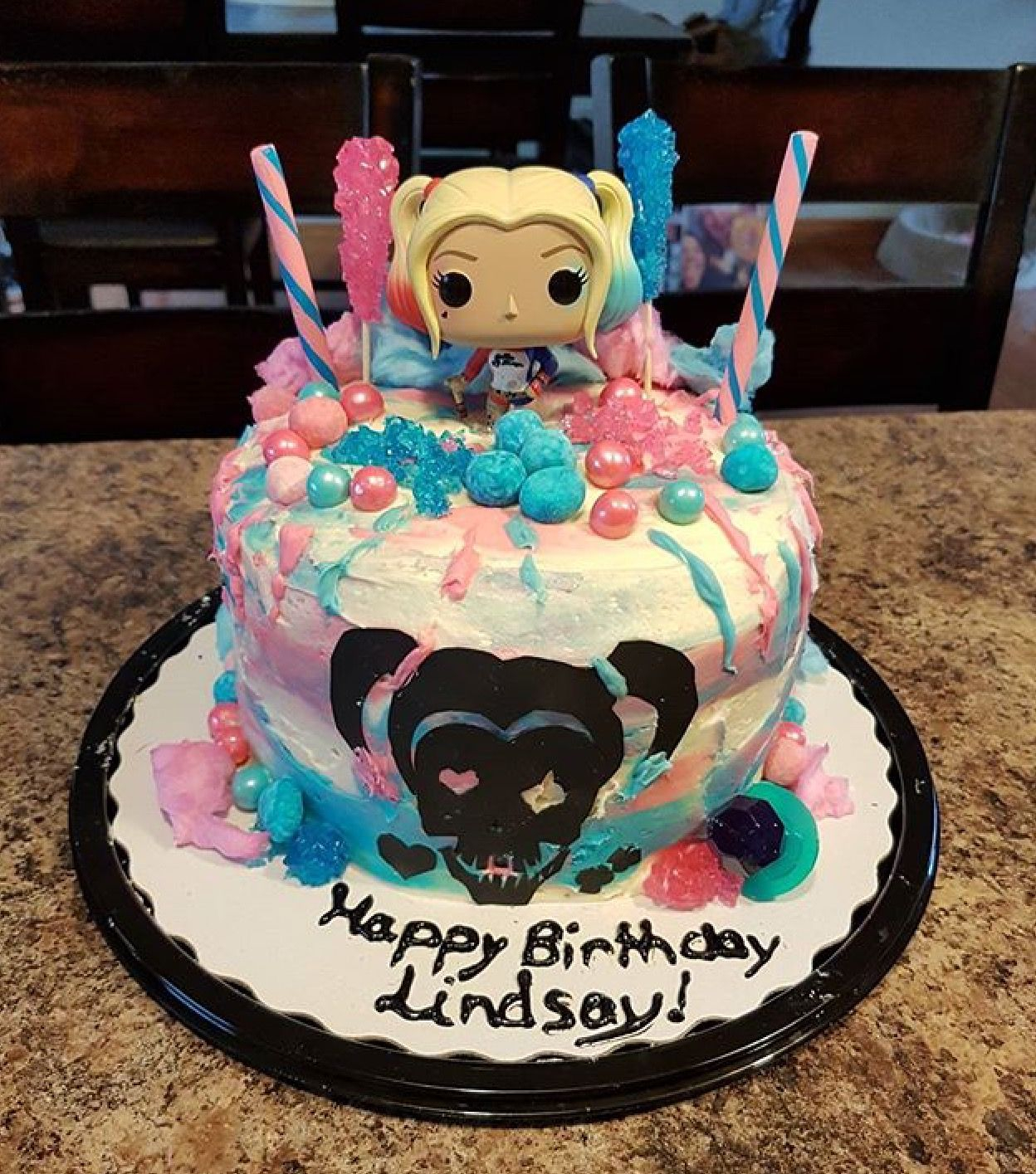 27+ Beautiful Picture of Harley Quinn Birthday Cake - birijus.com