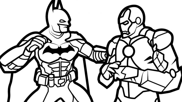 10 Captivating Batman and Iron Man Coloring Pages for Creative Minds