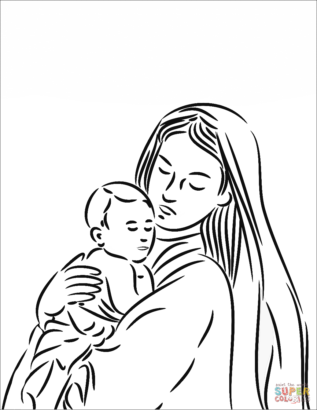 25+ Inspired Picture Of Jesus Coloring Page - Birijus.com