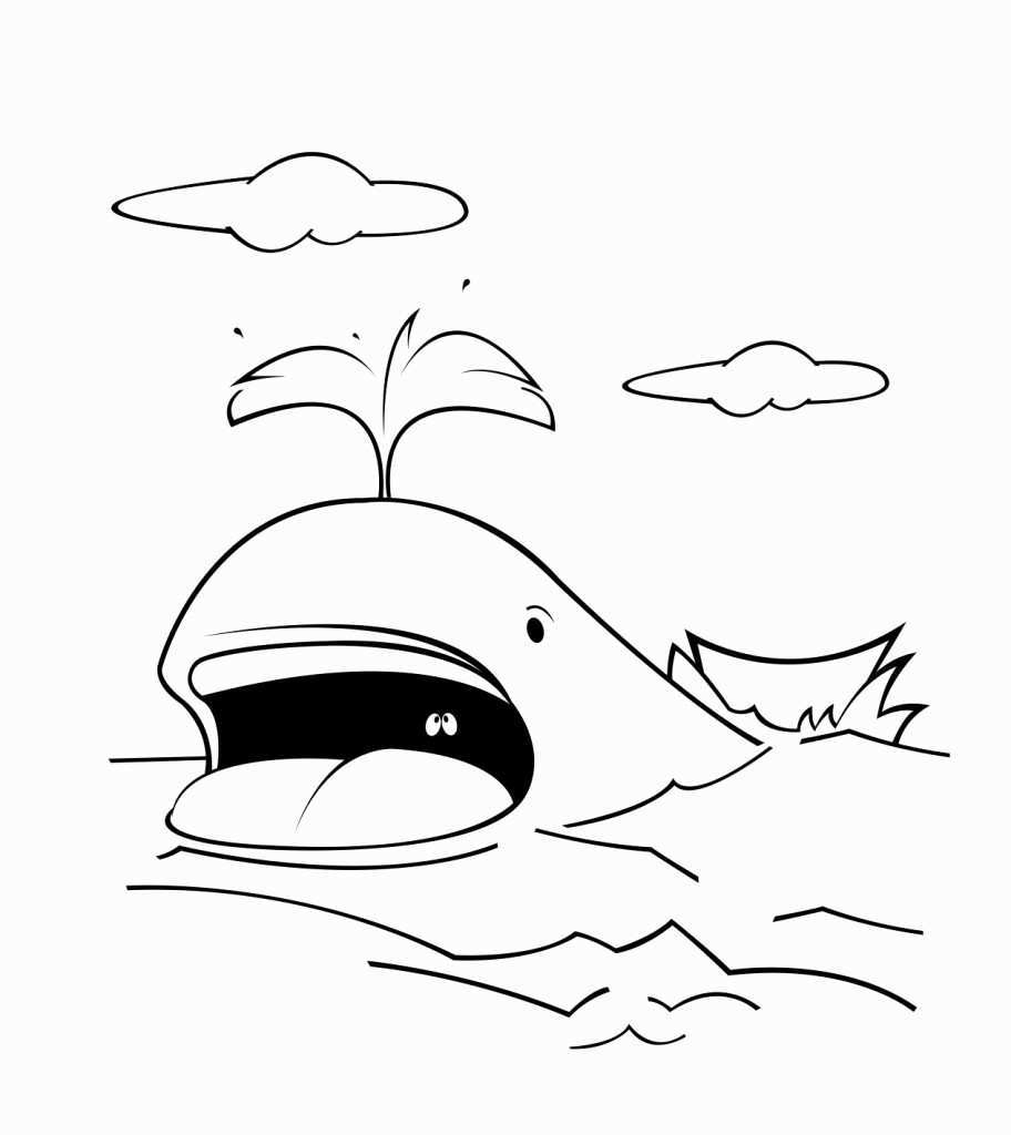 Jonah And The Whale Coloring Page Awful Jonah Inside The Whale Coloring ...