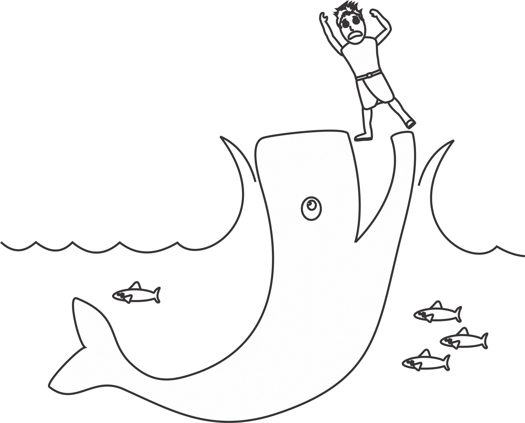 Jonah And The Whale Coloring Page Jonah And The Whale Coloring Pages