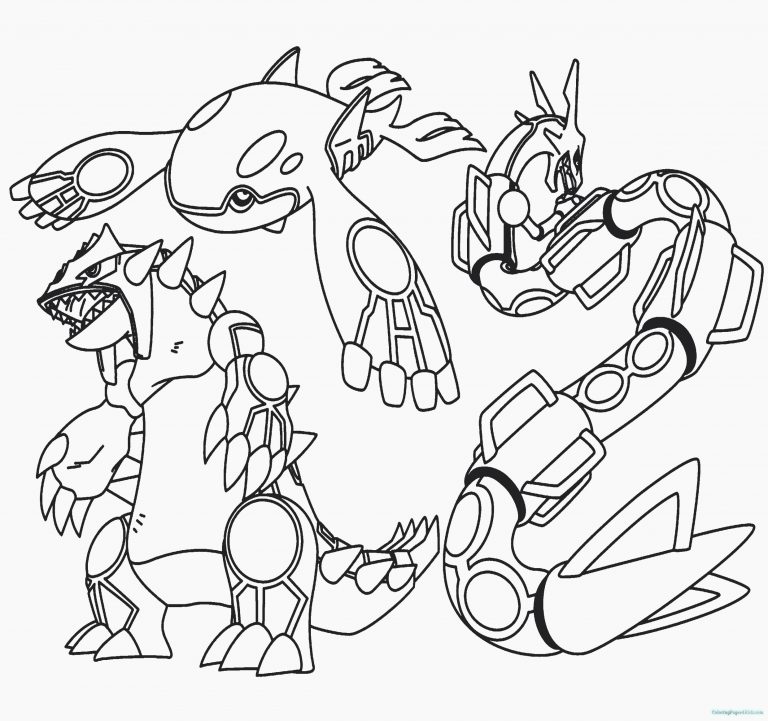 10 Legendary and Mythical Pokémon Coloring Pages for Hours of Creative Fun