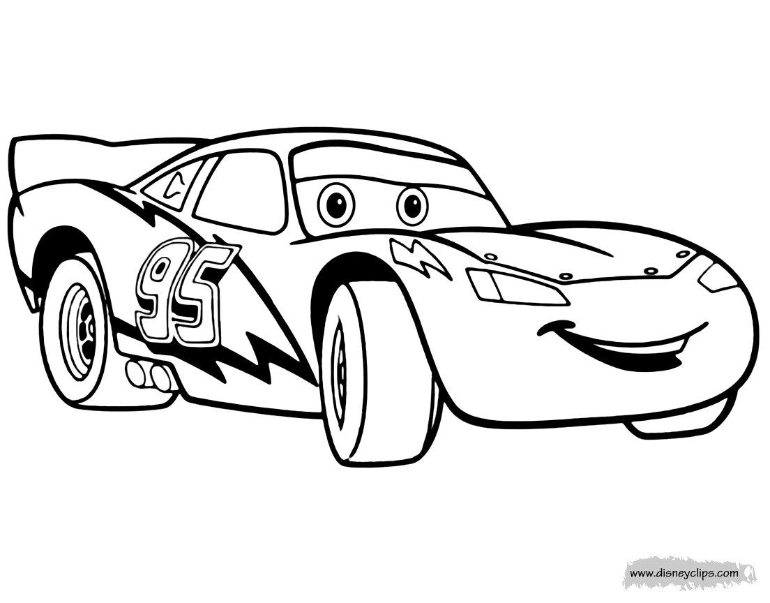 Lightning Mcqueen Coloring Page Disney Pixars Cars Coloring Pages ...