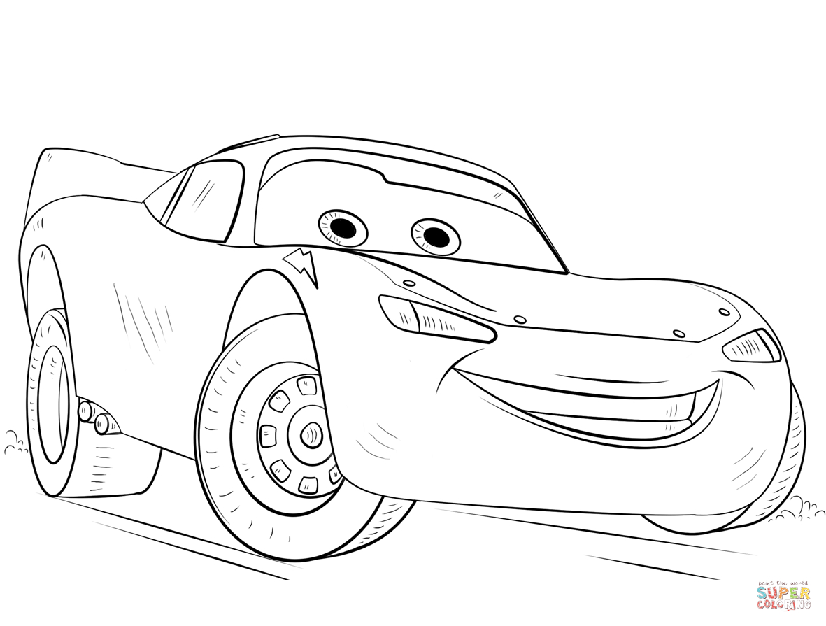 Lightning Mcqueen Coloring Page Lightning Mcqueen Coloring Page Free ...